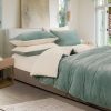 2 in 1 Teddy Sherpa  Quilt Cover Set and Blanket