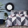 Dylan 100% cotton reversible quilt cover set