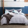 Modern City 100% cotton reversible quilt cover set