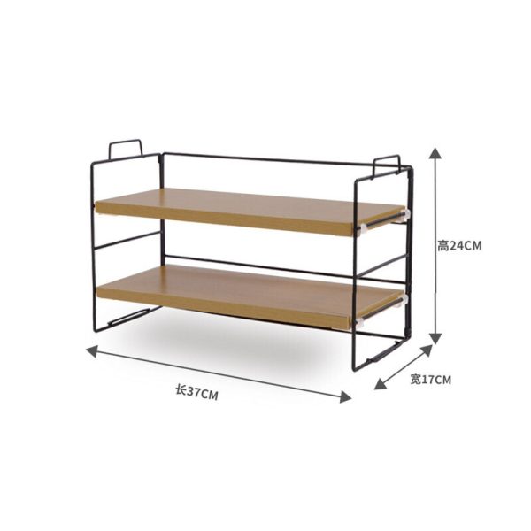 Desktop Storage Rack Bookshelf Office