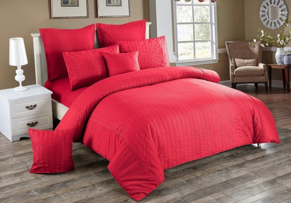 Seersucker Duvet Doona Quilt Cover Set