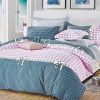 Pink Dots Bed Quilt/Doona/Duvet Doona Duvet Cover Set