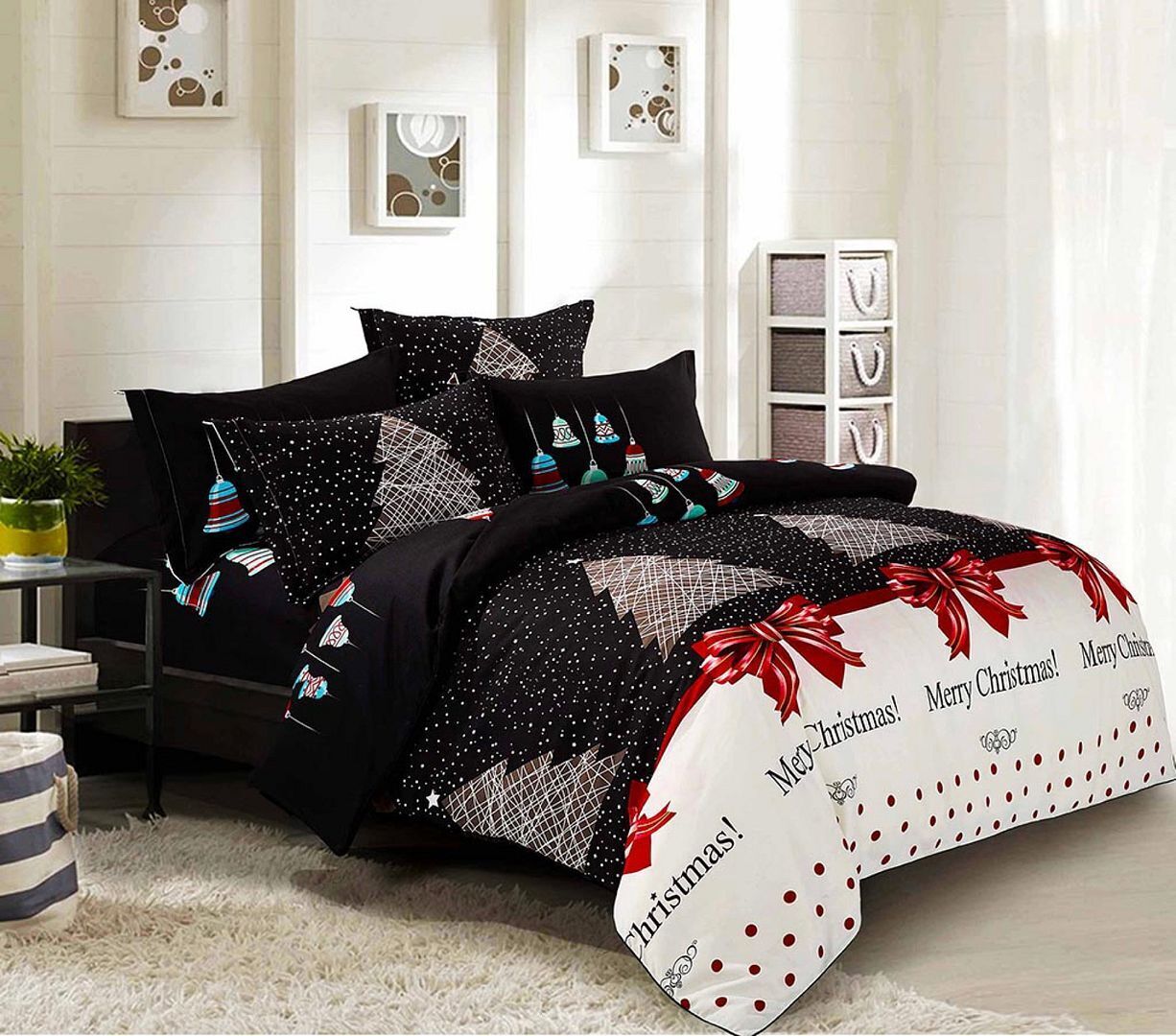 MerryChristmas Quilt/Doona/Duvet Cover Set