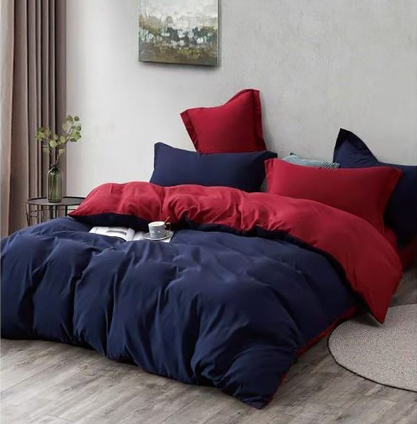 1000TC Reversible Duvet Doona Quilt Cover Set