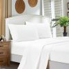 1000TC Ultra Soft King Single Size Bed Flat & Fitted Sheet Set