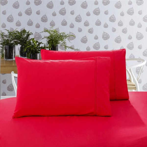 1000TC Premium Ultra Soft Queen size Pillowcases 2-Pack