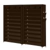 2X Shoe Rack Storage Cabinet Cube DIY Organiser 10 Tier Organizer