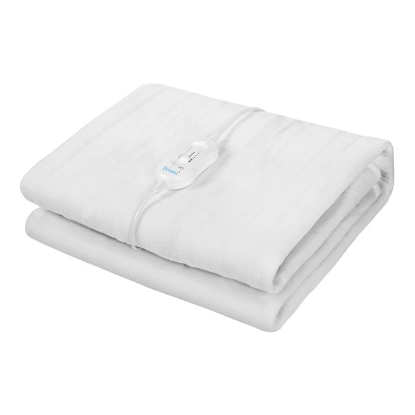 Electric Blanket Heated Fully Fitted Pad Washable Winter Warm