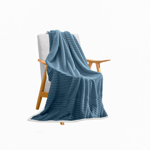Throw Blanket Warm Cozy Double Sided Thick Flannel Coverlet Fleece Bed Sofa Comforter