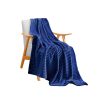 Throw Blanket Warm Cozy Striped Pattern Thin Flannel Coverlet Fleece Bed Sofa Comforter
