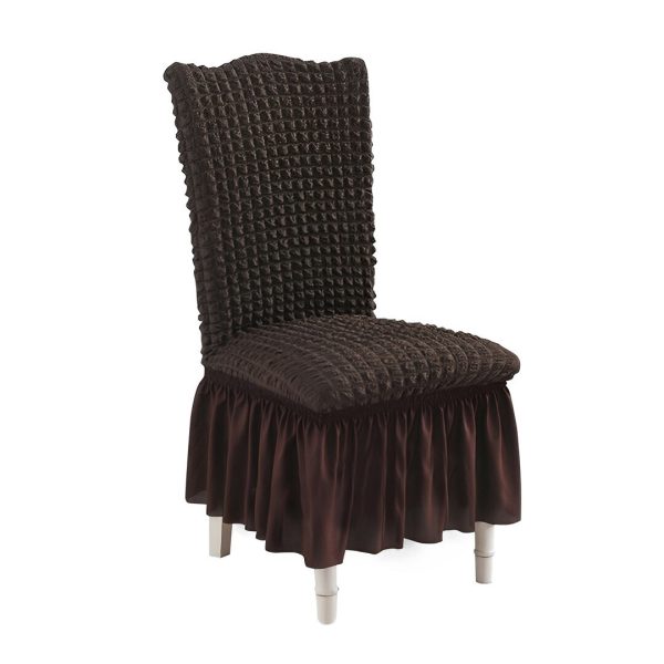 Chair Cover Seat Protector with Ruffle Skirt Stretch Slipcover Wedding Party Home Decor