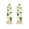 Gold Metal Plant Stand Flowerpot Display Shelf Rack Indoor Home Office Decor