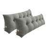 100cm Triangular Wedge Bed Pillow Headboard Backrest Bedside Tatami Cushion Home Decor