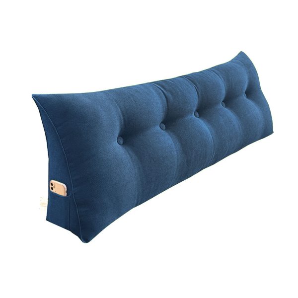 100cm Triangular Wedge Bed Pillow Headboard Backrest Bedside Tatami Cushion Home Decor