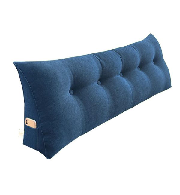 120cm Triangular Wedge Bed Pillow Headboard Backrest Bedside Tatami Cushion Home Decor