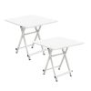 Dining Table Portable Square Surface Space Saving Folding Desk Home Decor