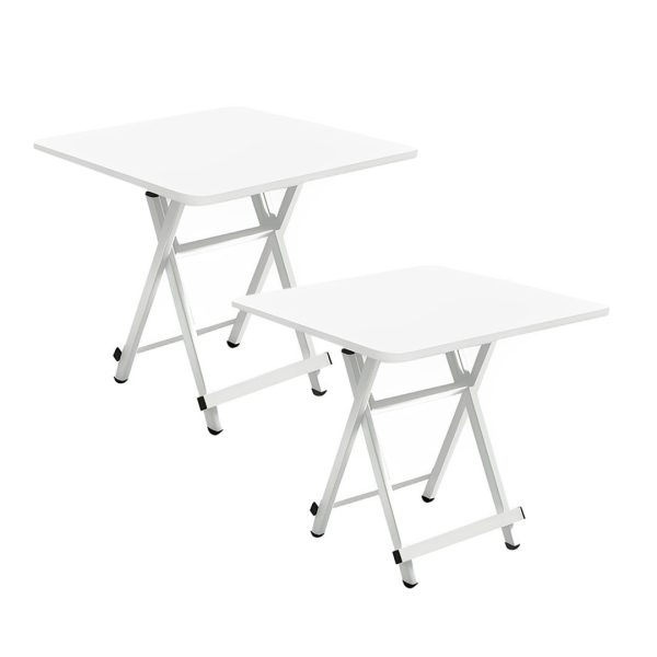 Dining Table Portable Square Surface Space Saving Folding Desk Home Decor