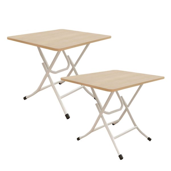 Dining Table Portable Square Surface Space Saving Folding Desk Home Decor