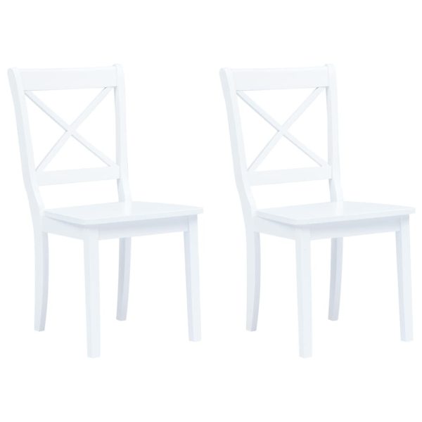 Dining Chairs Solid Rubber Wood
