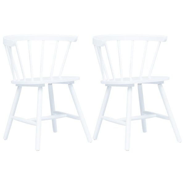 Dining Chairs Solid Rubber Wood