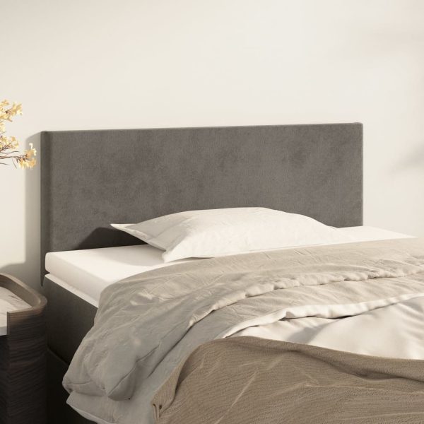 Headboard Dark Grey Velvet