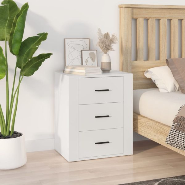 Bispham Bedside Cabinet 50x36x60 cm Engineered Wood