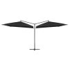 Double Parasol with Steel Pole 250×250 cm
