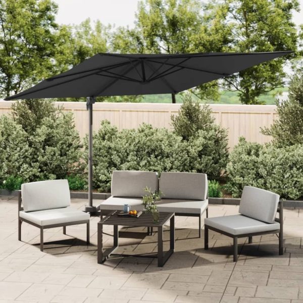 LED Cantilever Umbrella 400×300 cm