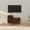 2 Piece TV Cabinet Set Engineered Wood