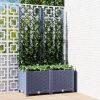 Garden Planter with Trellis PP
