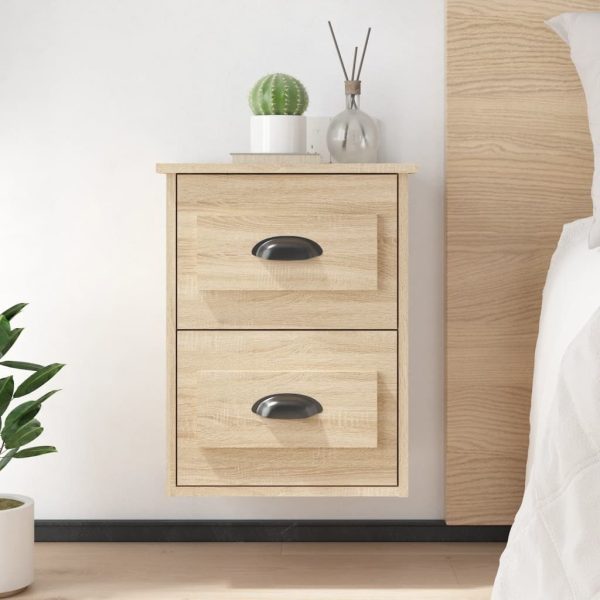 Wall-mounted Bedside Cabinet 41.5x36x53cm