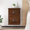 Wall-mounted Bedside Cabinet 41.5x36x53cm