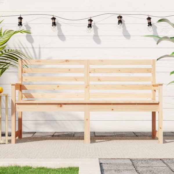 Garden Bench Solid Wood Pine