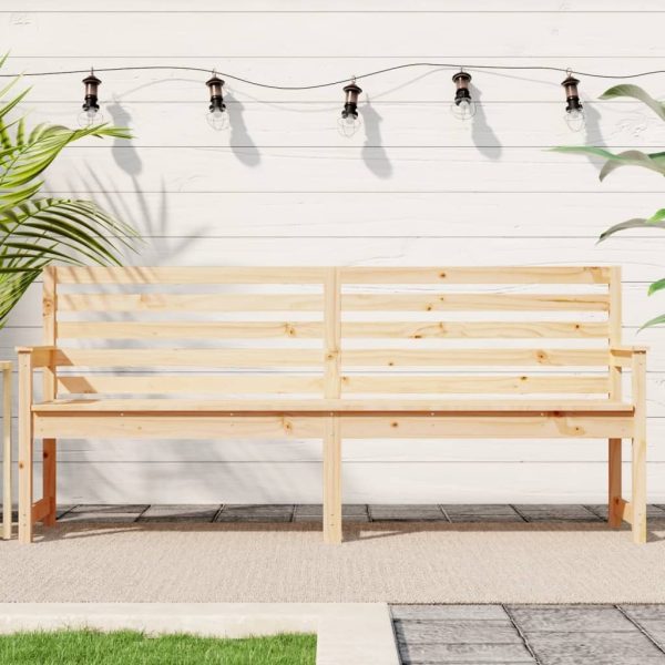 Garden Bench Solid Wood Pine