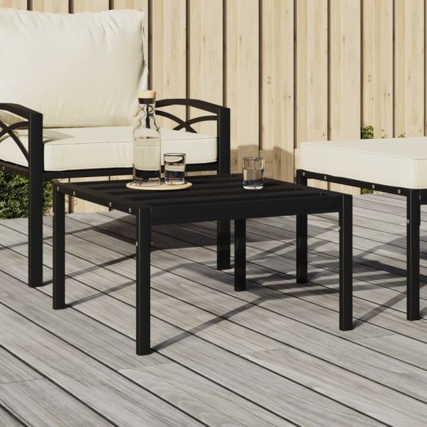 Garden Footstools with Cushions 2 pcs 60x60x35 cm Steel