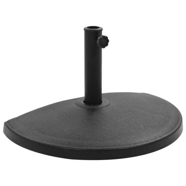 Parasol Base Polyresin Black