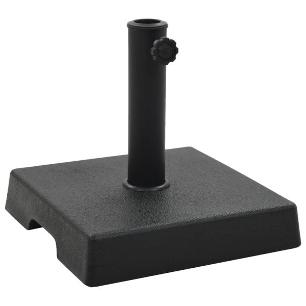 Parasol Base Polyresin Black