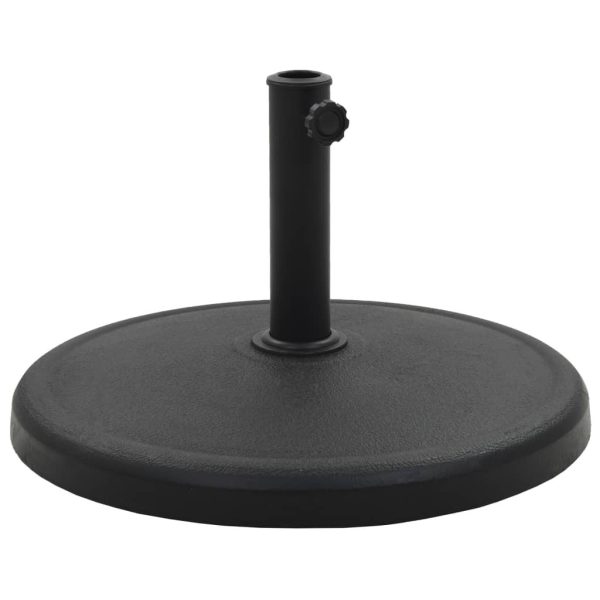 Parasol Base Polyresin Black