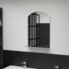 Wall Mirror with Shelf Tempered Glass