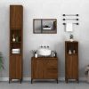 Bathroom Cabinet 30x30x190 cm Engineered Wood