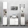 Bathroom Cabinet 30x30x190 cm Engineered Wood