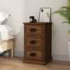 Bedside Cabinet 39x39x67 cm Engineered Wood