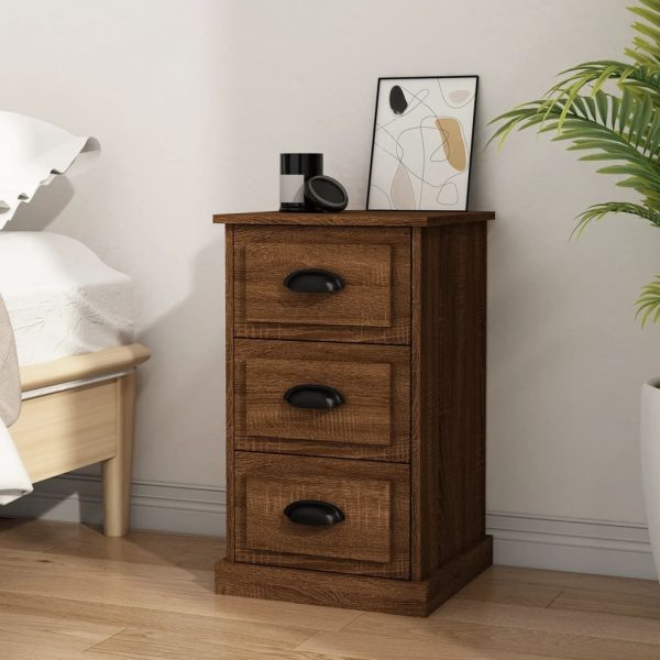 Bedside Cabinet 39x39x67 cm Engineered Wood