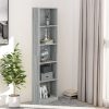 5-Tier Book Cabinet Engineered Wood