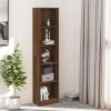 5-Tier Book Cabinet Engineered Wood
