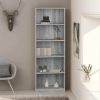 5-Tier Book Cabinet Engineered Wood