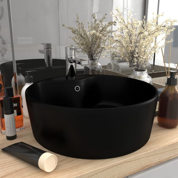 Luxury Wash Basin with Overflow 36×13 cm Ceramic