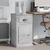 Side Cabinet with Drawer 40x50x75 cm Engineered Wood