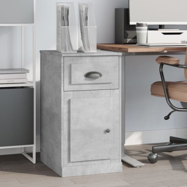 Side Cabinet with Drawer 40x50x75 cm Engineered Wood