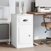 Side Cabinet with Drawer 40x50x75 cm Engineered Wood